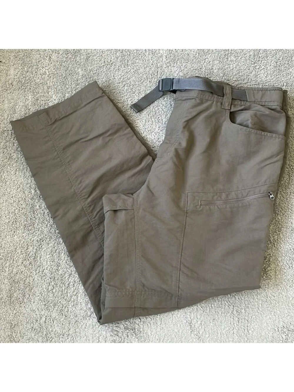 EC North Face Zip Off Hiking Pants - Taupe - Size XL